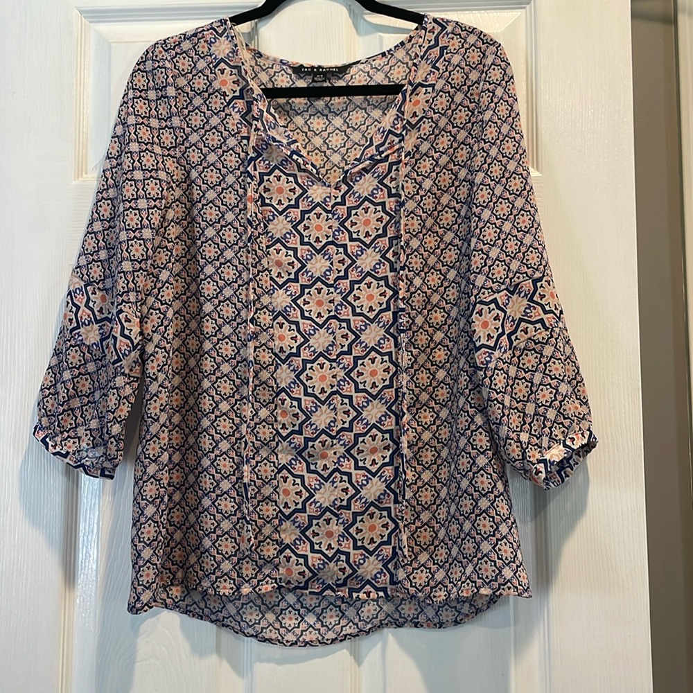 Patterned dress top